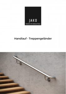 Handlauf JAKO Design in Edelstahl