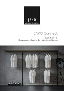 JAKO Connect Kleiderstangensystem schwarz edelstahl pdf katalog