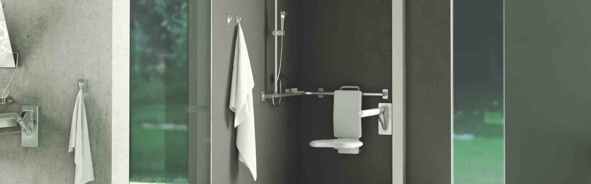 barrierefrei Badausstattung für Senioren behindertengerecht aus Edelstahl