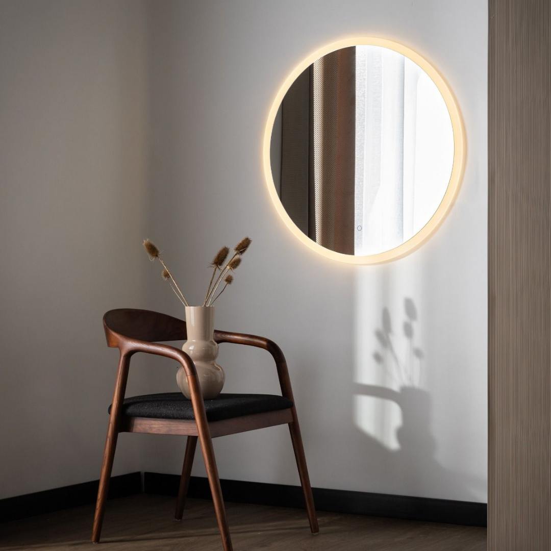 Spiegel rund Ø 80 cm | 60 cm mit LED-Beleuchtung